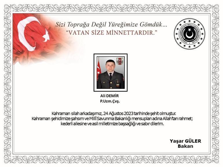 SON DAKİKA: Pençe-Kilit bölgesinden acı haber: 1 asker şehit oldu