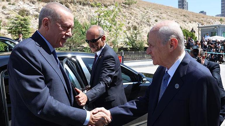Son dakika... Erdoğan-Bahçeli görüşmesi sona erdi
