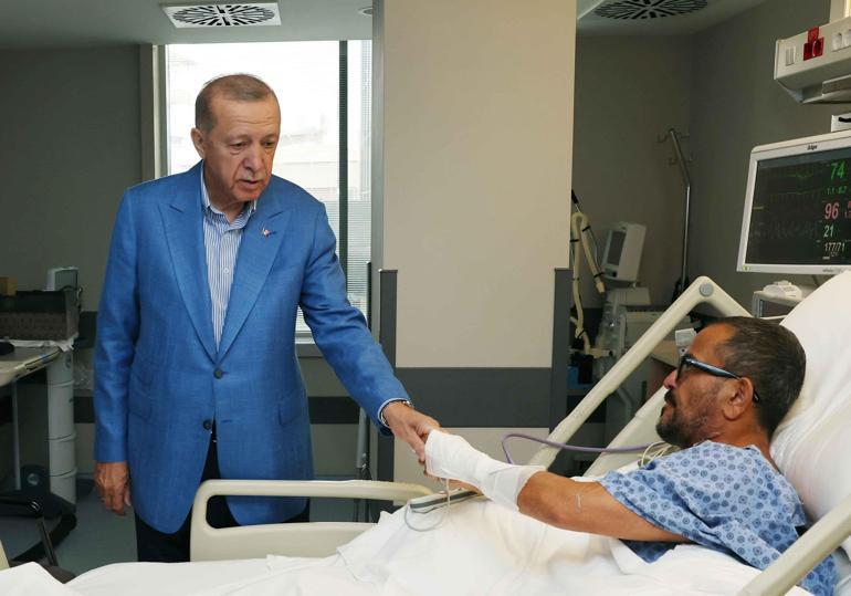 Cumhurbaşkanı Erdoğan, Sabancı çiftini ziyaret etti