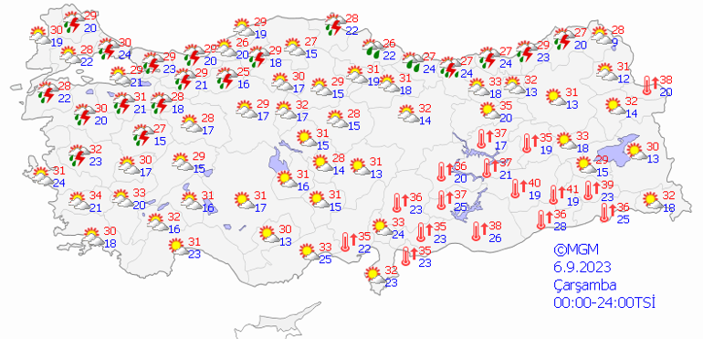 Meteorolojiden korkutan uyarı 6 Eylül hava durumu: Bugün hava nasıl olacak