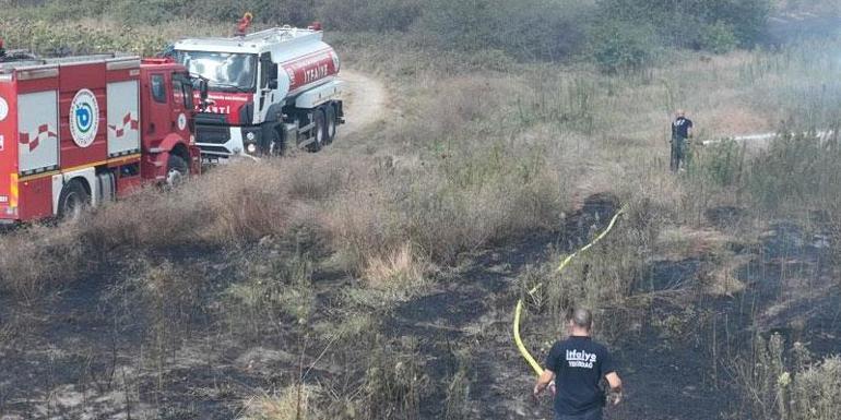 Tekirdağda korkutan orman yangını