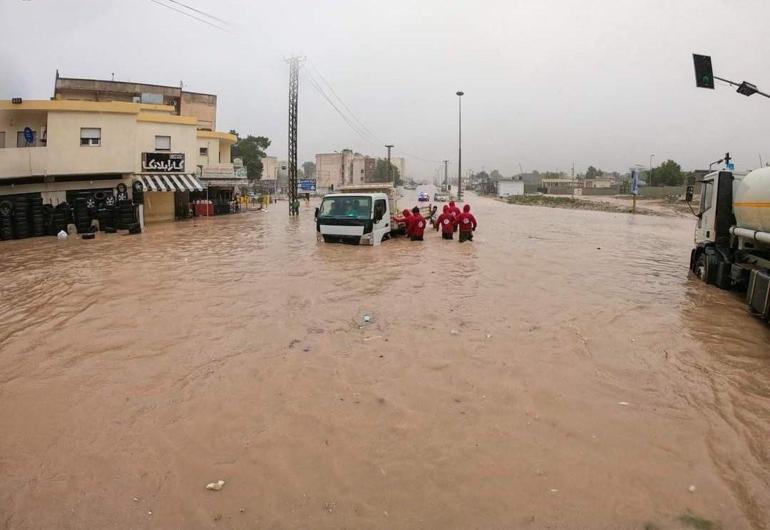 Libyada sel nedeniyle ölenlerin sayısı 2 binden fazla