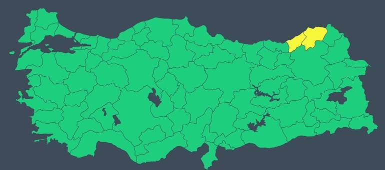 2 ile kuvvetli sağanak uyarısı 18 Eylül hava durumu: Bugün hava nasıl olacak
