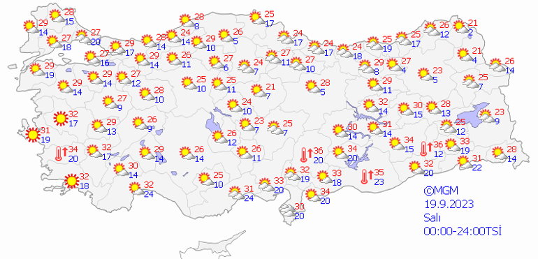 Meteorolojiden uyarılar 19 Eylül hava durumu: Bugün hava nasıl olacak