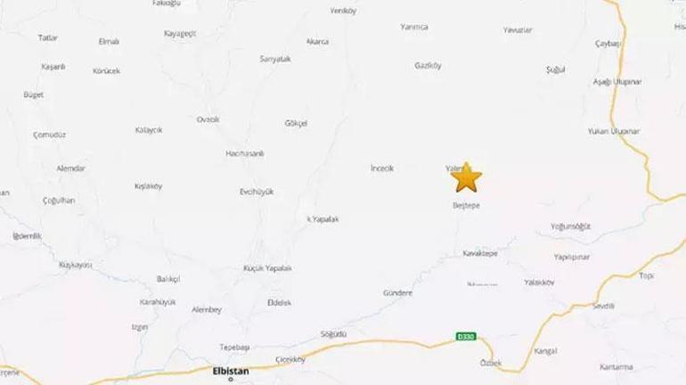 Kahramanmaraş’ta 3.8 büyüklüğünde deprem