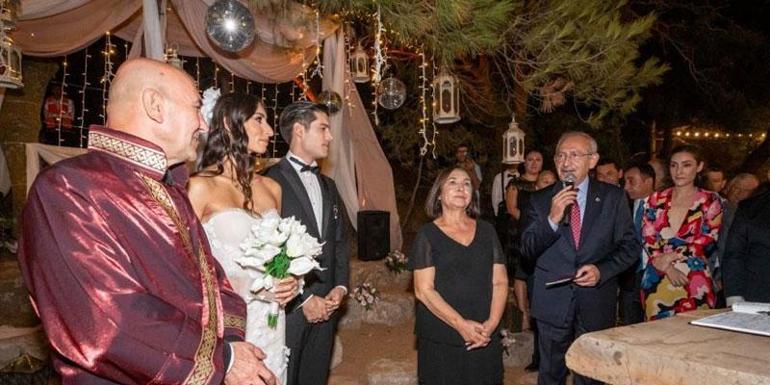 İzmir Büyükşehir Belediye Başkanı Tunç Soyer kızının nikahını kıydı