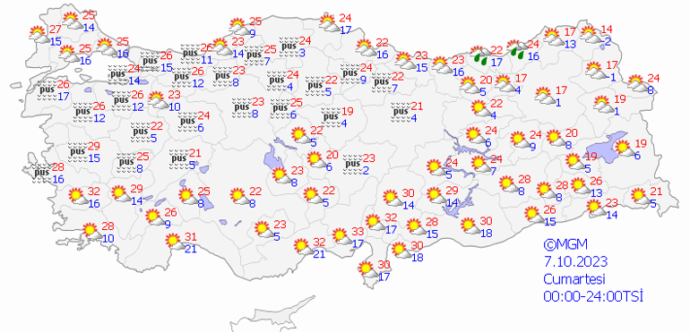 O tarihten sonra havalar soğuyacak 7 Ekim hava durumu: Bugün hava nasıl olacak