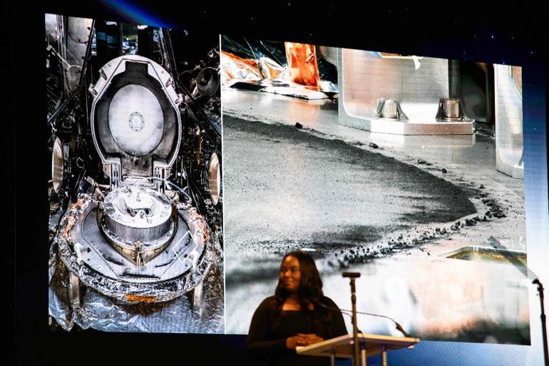 İlk bulgular açıklandı NASA, Bennu asteroidinden gelen örnekleri sergiledi
