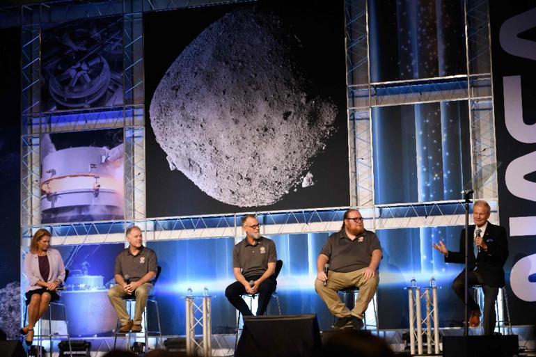 İlk bulgular açıklandı NASA, Bennu asteroidinden gelen örnekleri sergiledi
