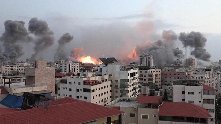 İsrailin Gazzede bıraktığı enkaz: 7 Ekim öncesi ve sonrası