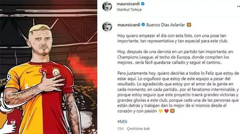 Mauro Icardi: Bu takımla ne kadar gurur duyduğumu anlatamam