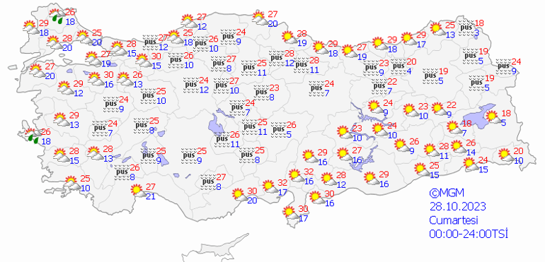 Bu bölgelerde yaşayanlar dikkat 28 Ekim hava durumu: Bugün hava nasıl olacak