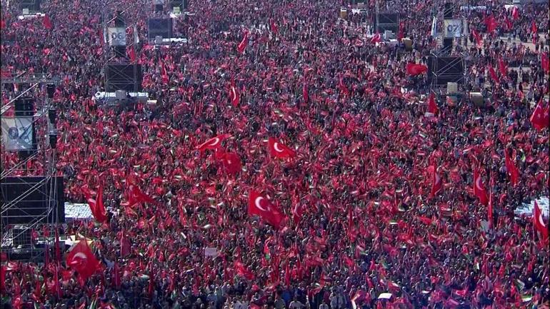 İstanbulda büyük Filistin mitingi... Dakika dakika yaşananlar