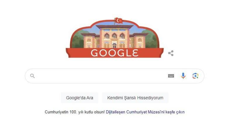 29 Ekim Cumhuriyet Bayramı Google’da doodle oldu