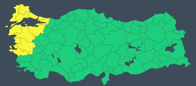 O illere sarı kodlu sağanak uyarısı 2 Kasım hava durumu: Bugün hava nasıl olacak