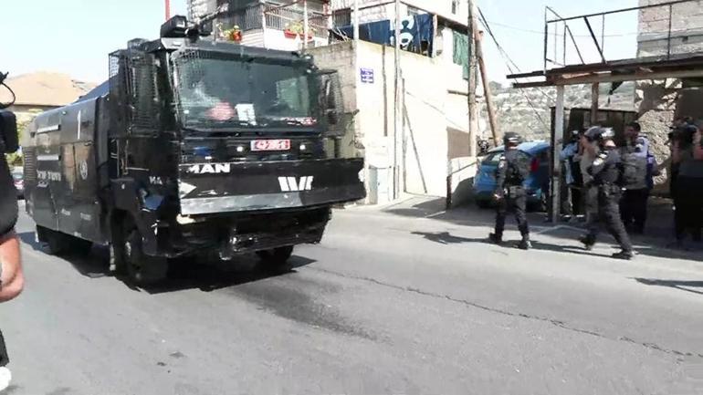 İsrail polisinden CNN TÜRK canlı yayınında sert müdahale