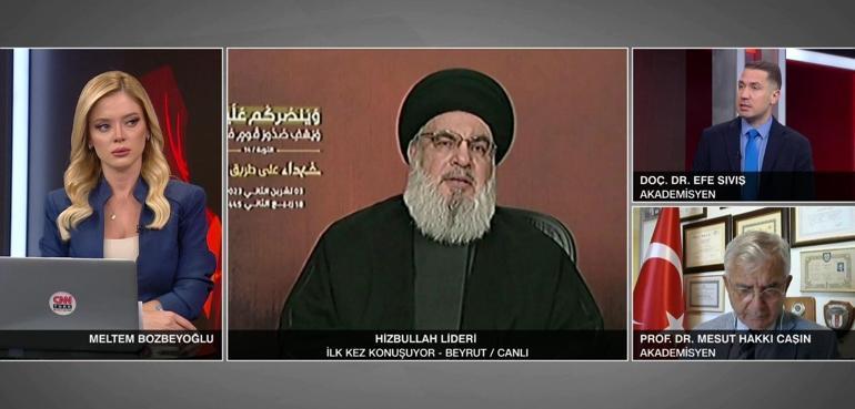 Hizbullah lideri Nasrallah açıklama yapıyor: Bu Allahın yolunda bir savaş