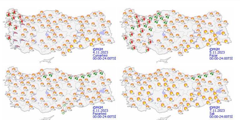 Dikkat Meteorolojiden 12 kente sarı ve turuncu alarm