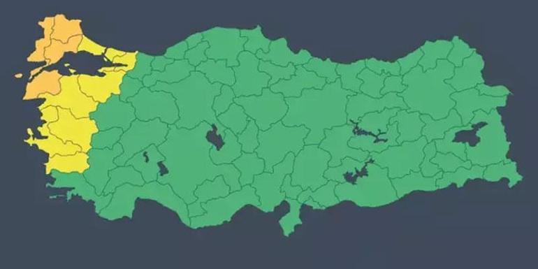 Dikkat Meteorolojiden 12 kente sarı ve turuncu alarm