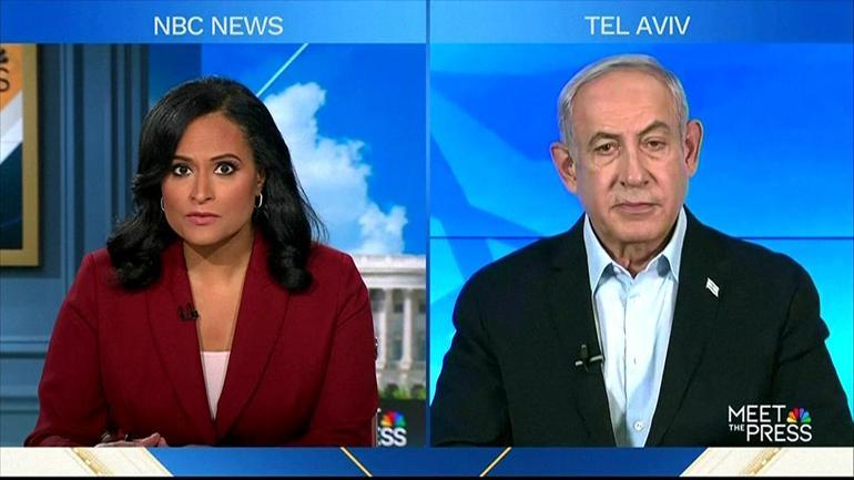 NBC sunucusu Netanyahuya bu soruyu yöneltti: Kaç sivilin daha ölmesi gerekiyor