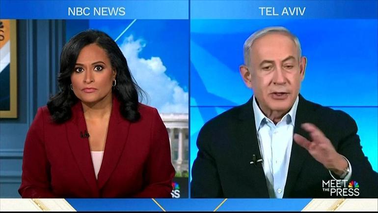 NBC sunucusu Netanyahuya bu soruyu yöneltti: Kaç sivilin daha ölmesi gerekiyor