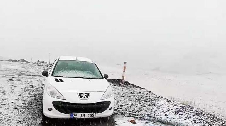 Meteoroloji o bölge için uyardı: Lapa lapa kar yağdı