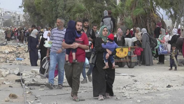 Gazzelilerin acı dolu zorunlu göçü