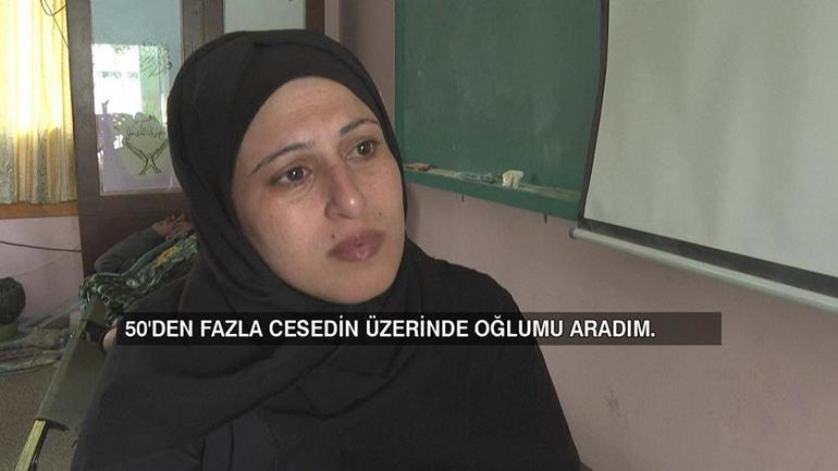 Gazzede anneler acı içinde: 50den fazla cesedin üstünde oğlumu aradım