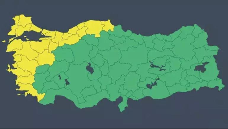 Meteoroloji ve valilik uyardı İstanbul dahil 23 kentte alarm