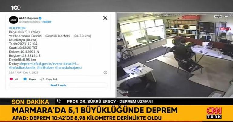 Kocaeli, Çanakkale, Yalova, Tekirdağ, İstanbul, Bursada deprem Kandilli ve AFAD son depremler... DEPREM Mİ OLDU