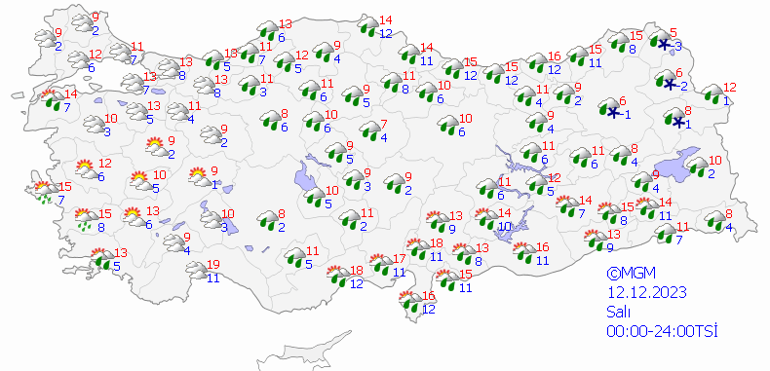 O İllerde yaşayanlar dikkat 12 Aralık hava durumu: Bugün hava nasıl olacak