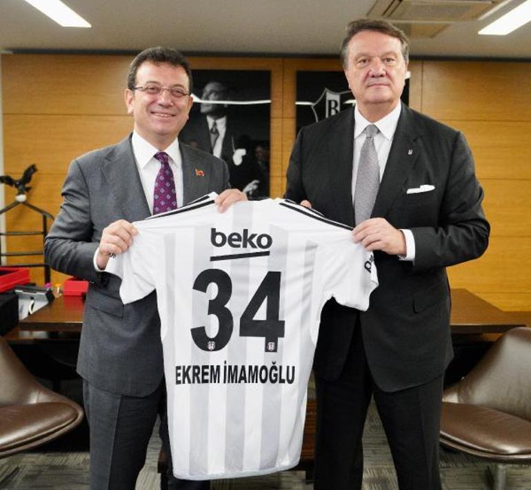 Ekrem İmamoğlundan Beşiktaş Jimnastik Kulübüne ziyaret