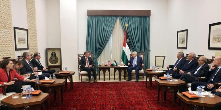 Jake Sullivan, Filistin Devlet Başkanı Abbas ile görüştü