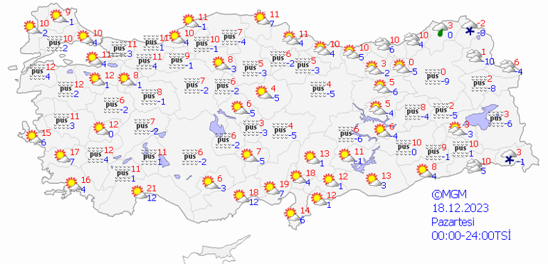 Marmarada sis ve pus etkili olacak 18 Aralık hava durumu: Bugün hava nasıl olacak