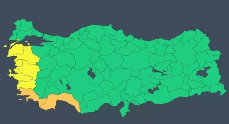 7 il için sarı ve turuncu kodlu uyarı: Bugün hava nasıl olacak 21 Aralık 2023 hava durumu