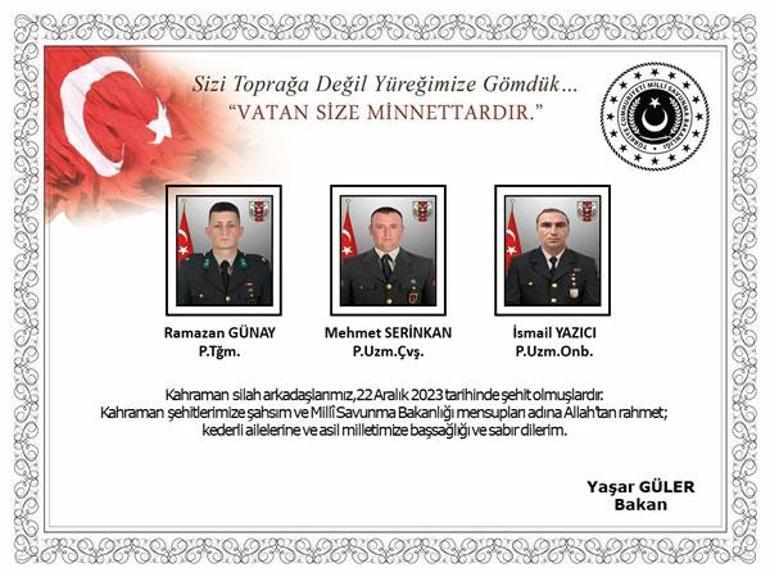 Son dakika haberi: Irakın kuzeyinde 6 asker şehit oldu