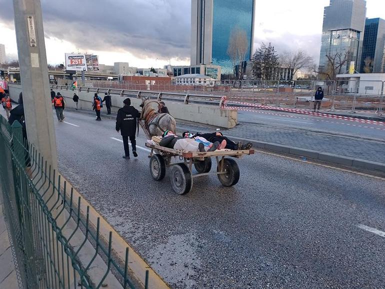 Ankarada büyük Gazze yürüyüşü