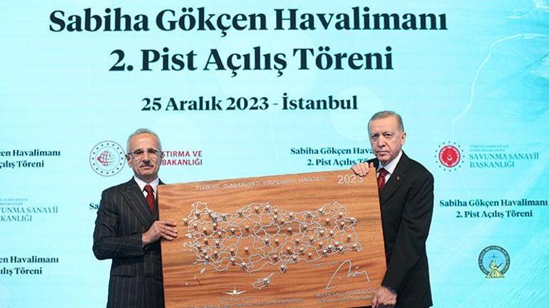 Sabiha Gökçende 2nci pist açılıyor: Cumhurbaşkanı Erdoğandan açılış töreninde açıklamalar