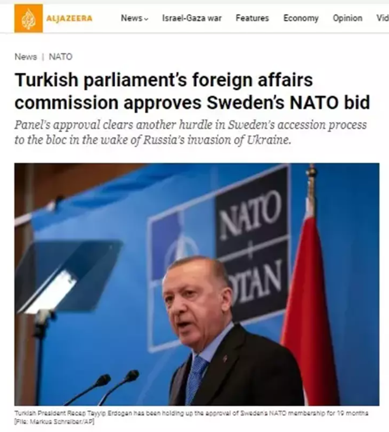Türkiyenin İsveç kararı dış basında böyle yankılandı