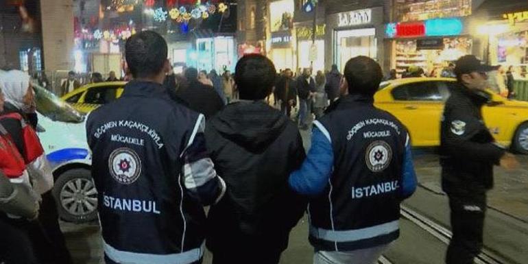 İstanbul genelinde kaçak göçmen denetimi: Çok  sayıda kişi yakalandı