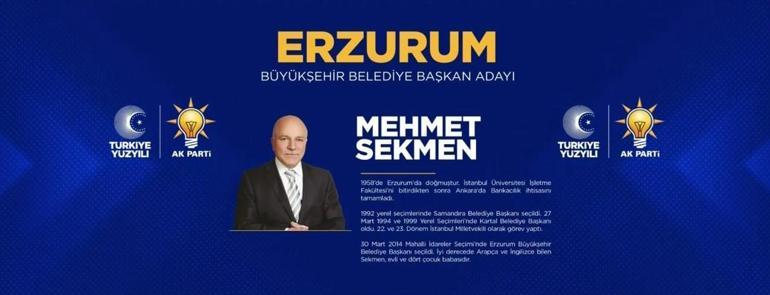 Mehmet Sekmen kimdir AK Parti Erzurum Büyükşehir Belediye Başkanı Adayı Mehmet Sekmen oldu