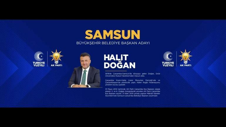 AK Parti Samsun Büyükşehir Belediyesi başkan adayı kim oldu Yerel seçim 2024