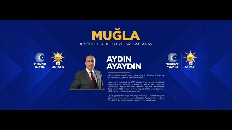 AK Parti Muğla Büyükşehir Belediyesi başkan adayı kim oldu Yerel seçim 2024