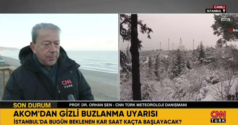 Kar ne zaman yağacak Prof. Dr. Orhan Şenden İstanbul tahmini