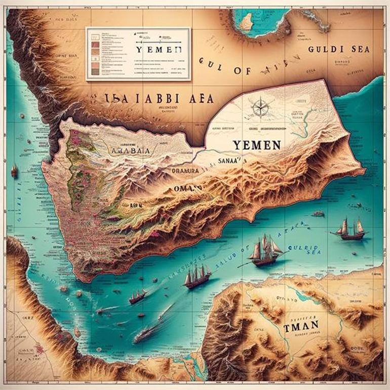 Yemen haritada nerede Yemen haritası ve konumu