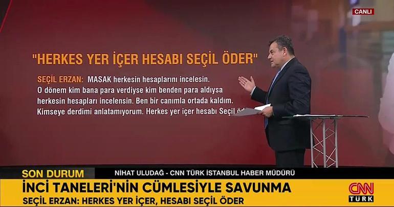 Duruşmaya damga vuran İnci Taneleri diyaloğu: Herkes yer içer, hesabı Seçil öder