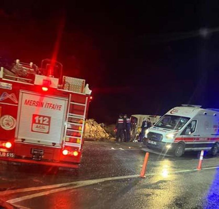 Mersin otobüs kazasında ölenlerin kimlikleri belli oldu mu Mersin kazasında hayatını kaybedenler