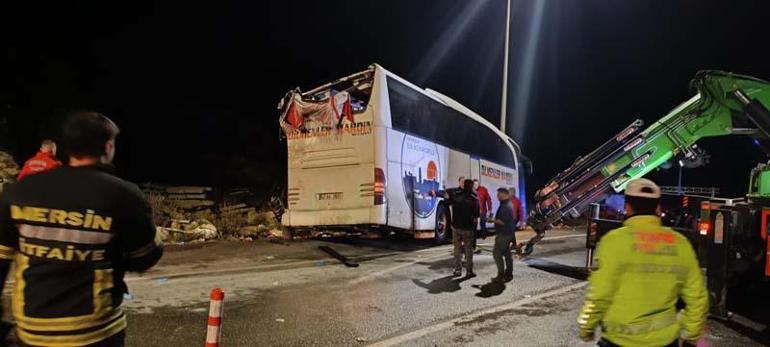 Mersin otobüs kazasında ölenlerin kimlikleri belli oldu mu Mersin kazasında hayatını kaybedenler