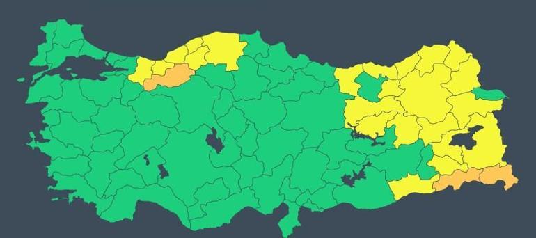 İstanbulda kar yağışı kapıda Hafta sonu (27 Ocak) hava durumu