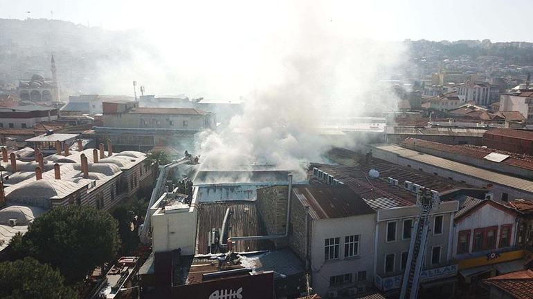 İzmir Kemeraltı Çarşısında yangın